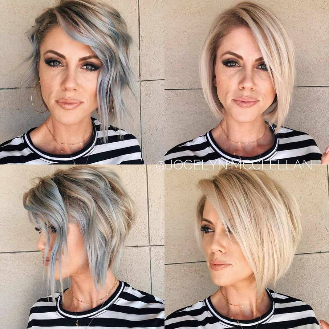 6. Asymmetrischer BalayageBob