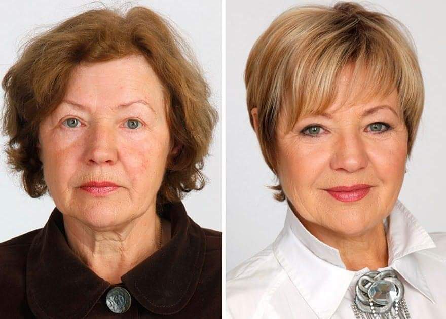 Lange Frisuren für Frauen ab 60