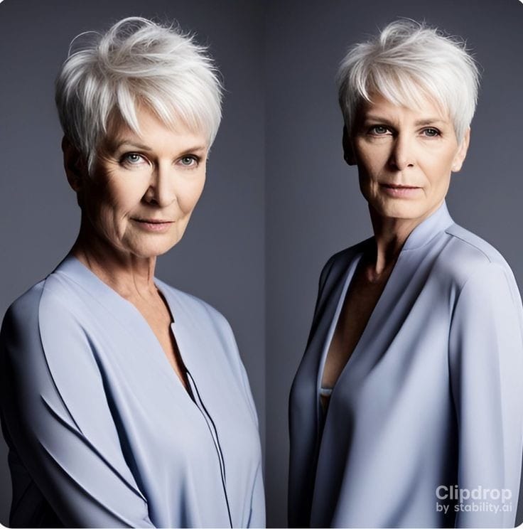 Kurze Frisuren für Frauen ab 60