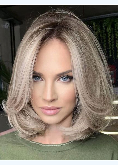 Wie man mittellange und shaggy Frisuren stylt