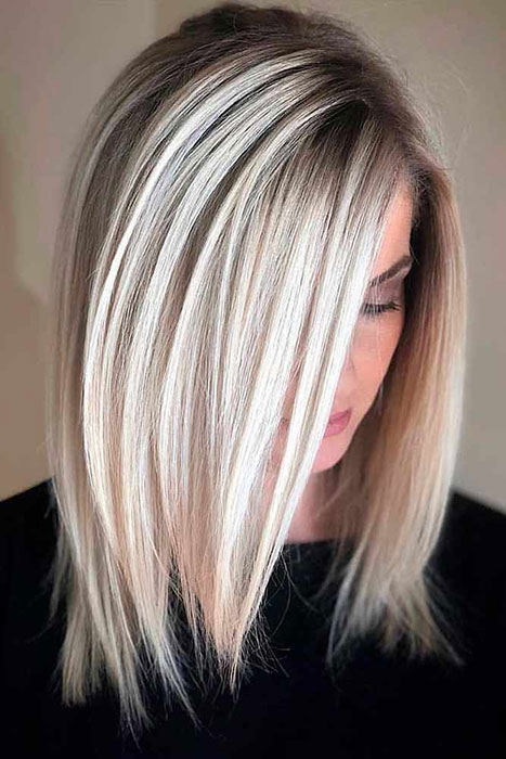 Welche Haarfarben passen zu mittellangen und shaggy Frisuren?