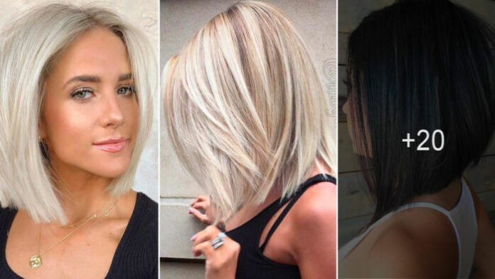 Mittellange und fransige freche Frisuren für Frauen