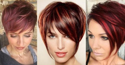 Richtige Haarfarben für die kommende Saison. Gehen Sie für kupferfarbene Highlights!