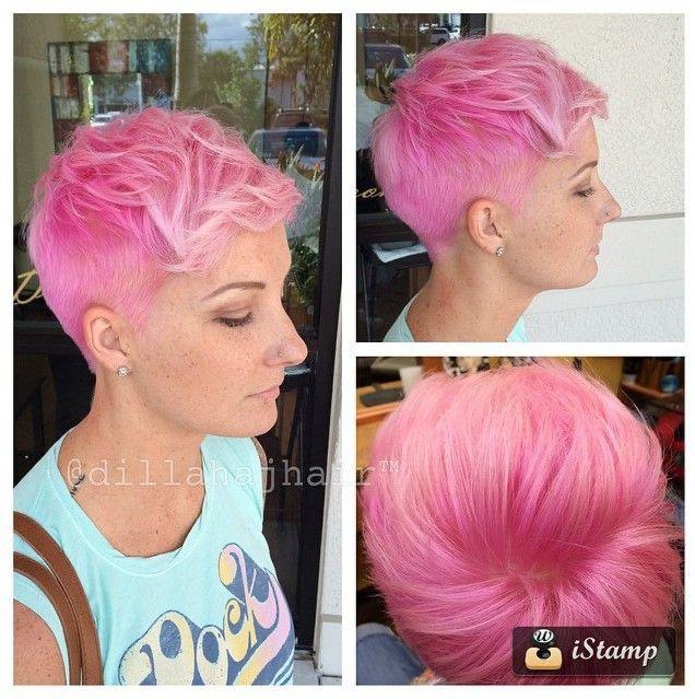 Erstaunliche Looks: 12 Kurze Pink Frisuren die Jede Frau Beeindrucken Werden.