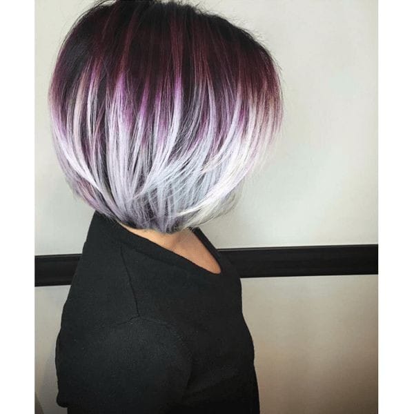 Bob Violett und rosa