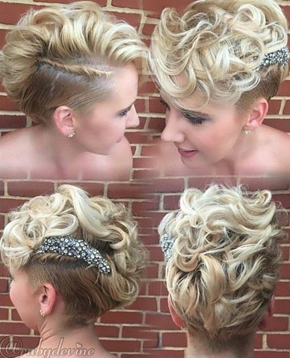 Lasse dich bei deinem Hochzeitstag verzaubern: 15 fesselnde kurze Frisuren!