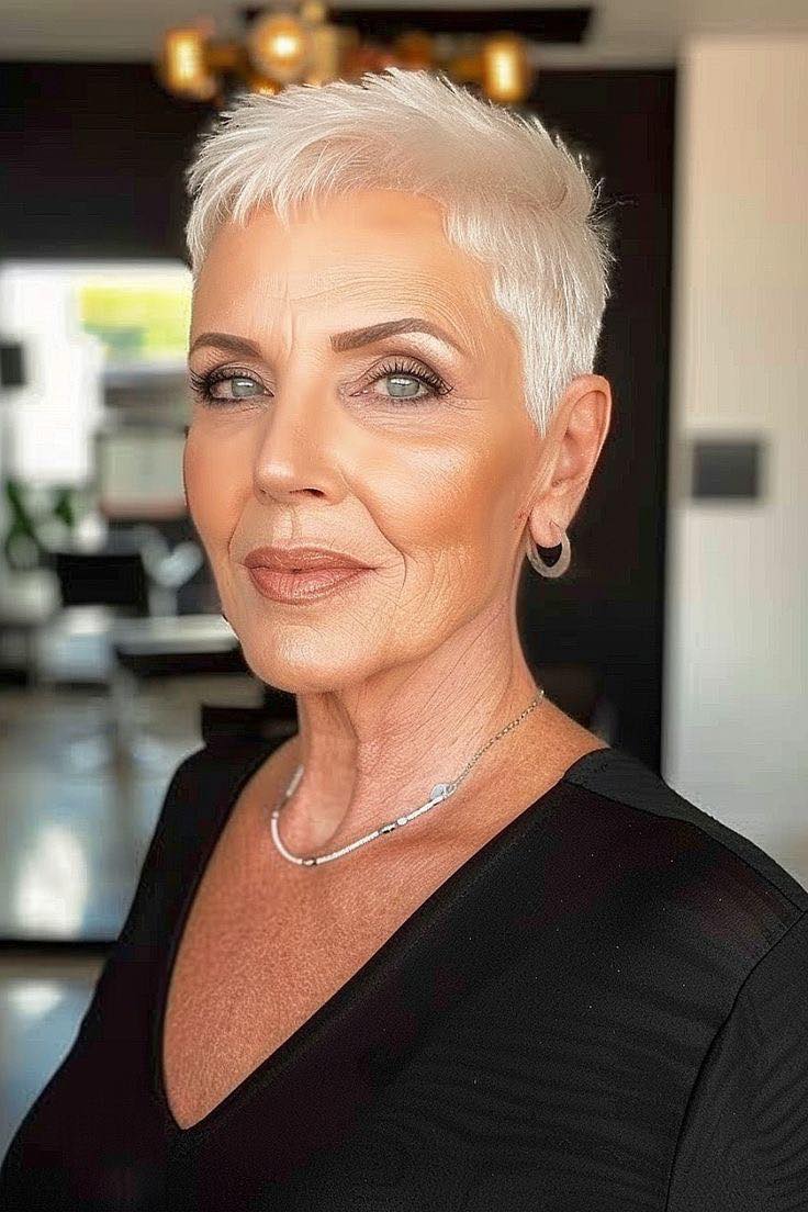 Kurze blonde Haarideen für platinblonde Sexbomben im Jahr 2025