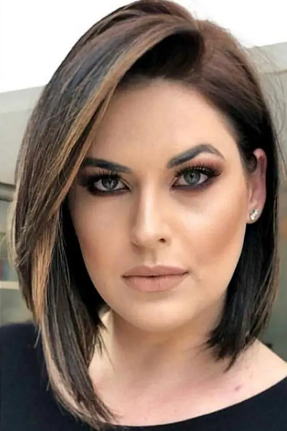 Balayage mittlere Frisur