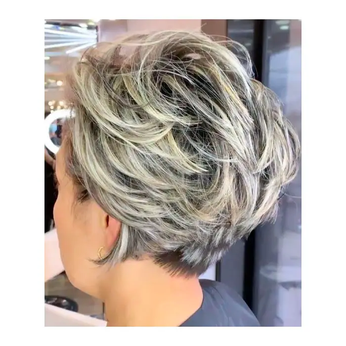 Balayage mittlere Frisur