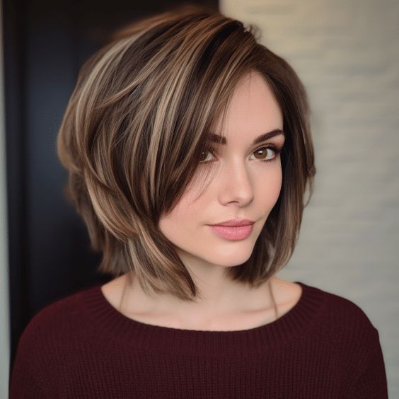 Freche Fransig Bob Frisuren Kurz Stufig