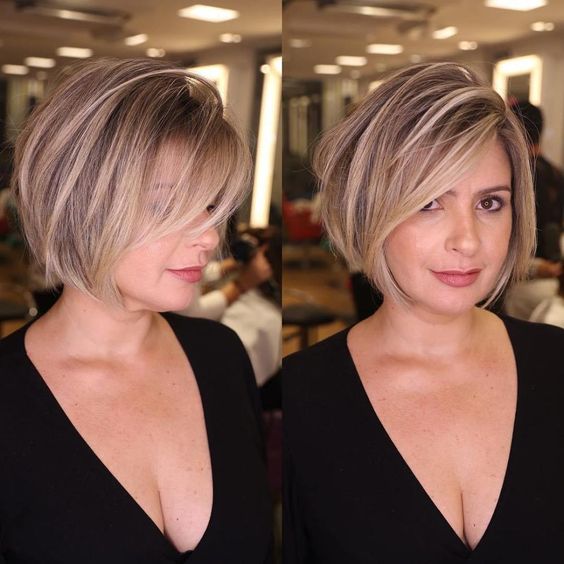 Mittellange Haarschnitte für Frauen ab 50