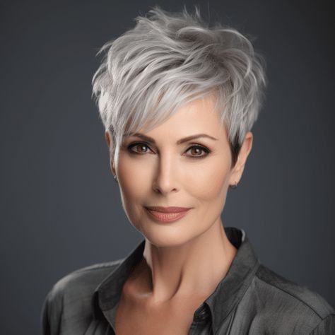 Kurzhaarschnitt mit Pony