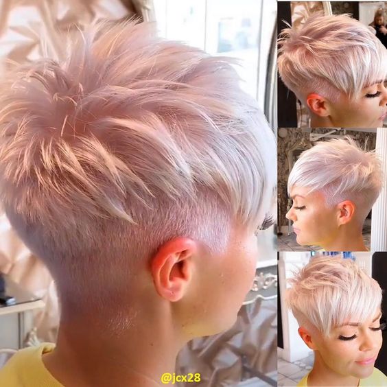 Eisiger Glanz: Platinblonde Haare für einen coolen Look