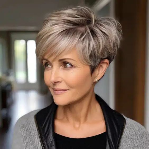 Kurz, aber cool: Trendige Kurzhaarfrisuren, die deinen Look aufpeppen.
