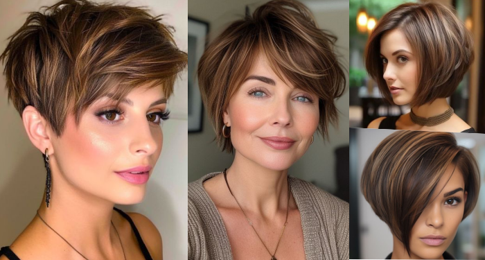 Kurzes braunes Haar: Trendige Styles und vielfältige Möglichkeiten