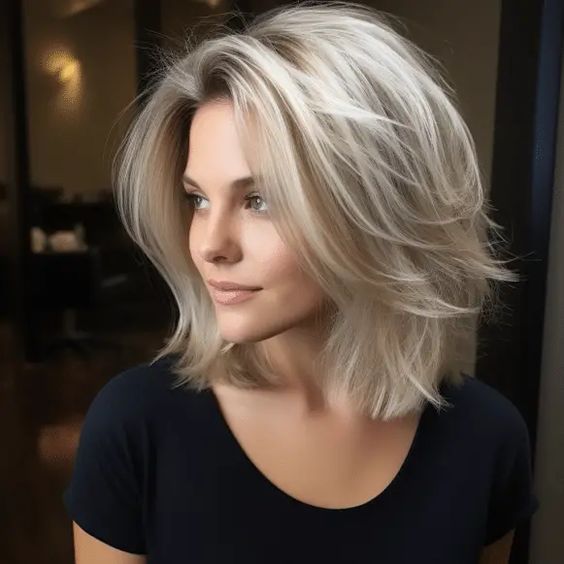 Schönheit in der Mitte: Frisuren, die Ihre mittellangen Haare zum Strahlen bringen