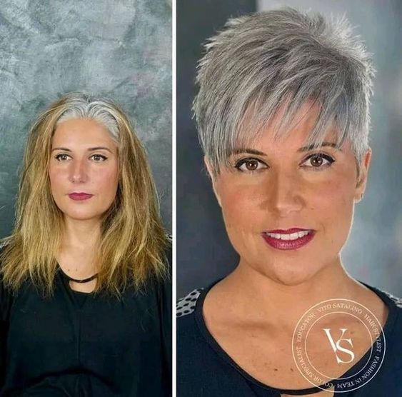 Top 40 kurze Haarschnitte für Frauen über 40