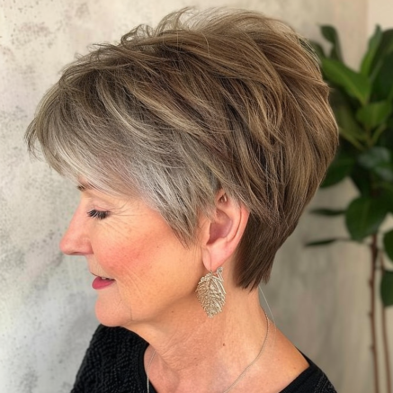 Energiegeladen und stilvoll: Flotte Frisuren für Frauen ab 60