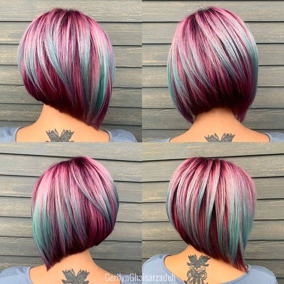 Farbiges Ombre für einen zeitgemäßen und stilvollen Look