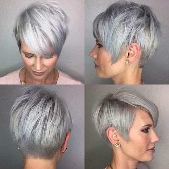 Silber Grau Haarefarbe: Der perfekte Look für reife Frauen
