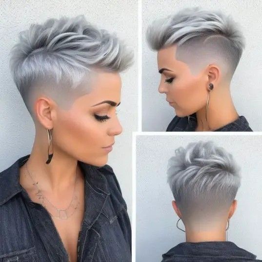 Silber Grau Haarefarbe: Der perfekte Look für reife Frauen