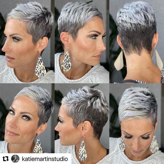 Silber Grau Haarefarbe: Der perfekte Look für reife Frauen