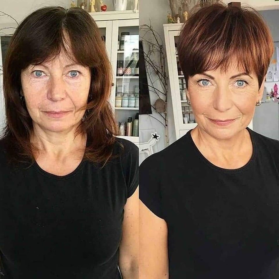 Top 40 kurze Haarschnitte für Frauen über 40