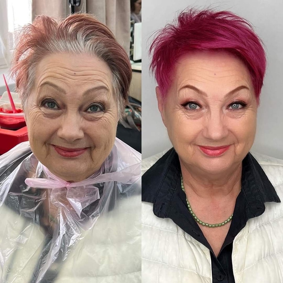 Was denken Sie über diese Haartransformation?