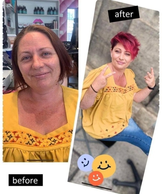 Was denken Sie über diese Haartransformation?