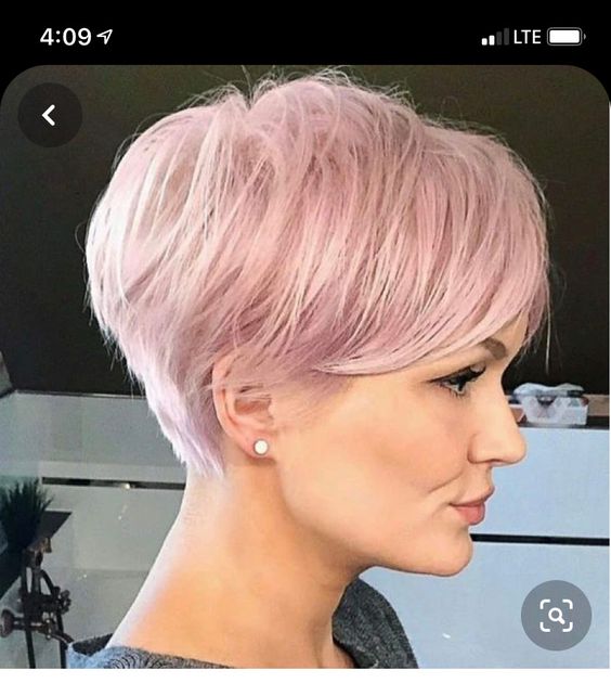 Probieren Sie rosa Frisuren von Pixie-Kurzhaarfrisuren