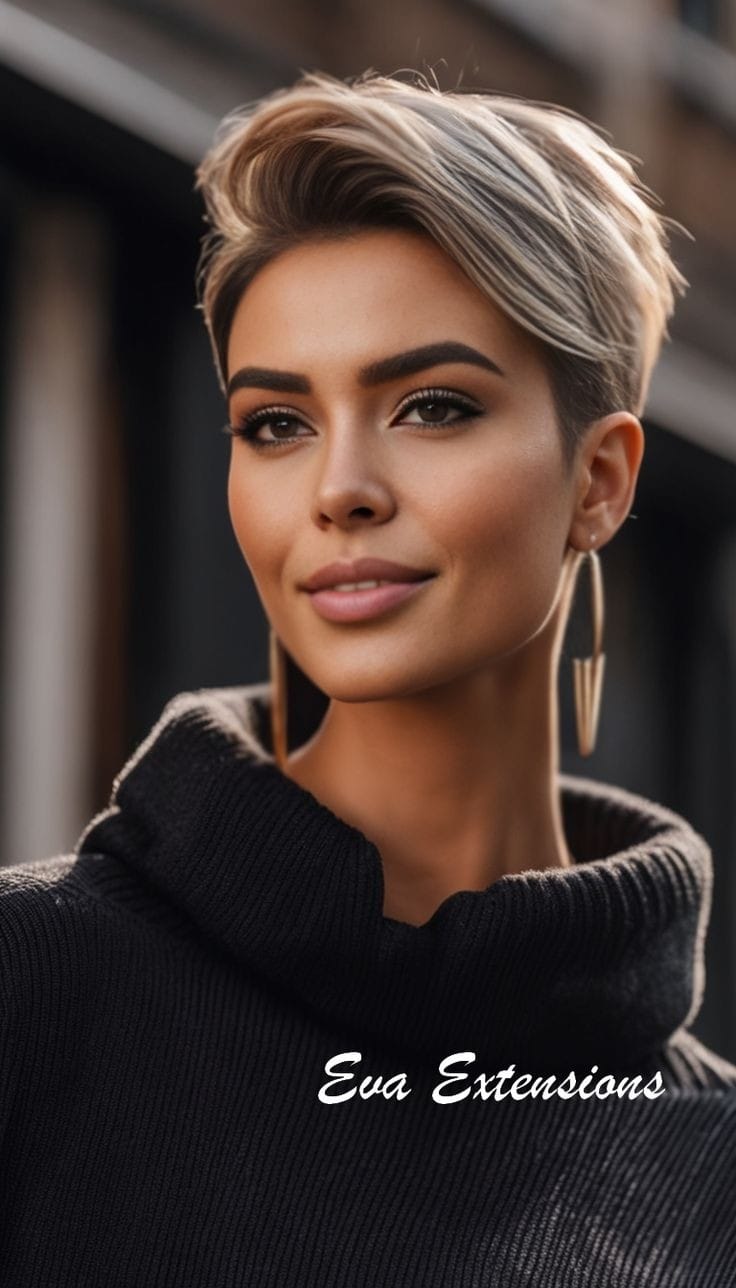 Mutige Eleganz: 25 kurze asymmetrische Styles für Frauen
