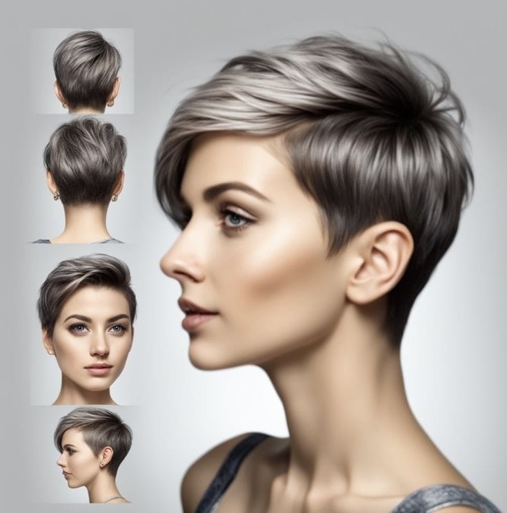 Mutige Eleganz: 25 kurze asymmetrische Styles für Frauen