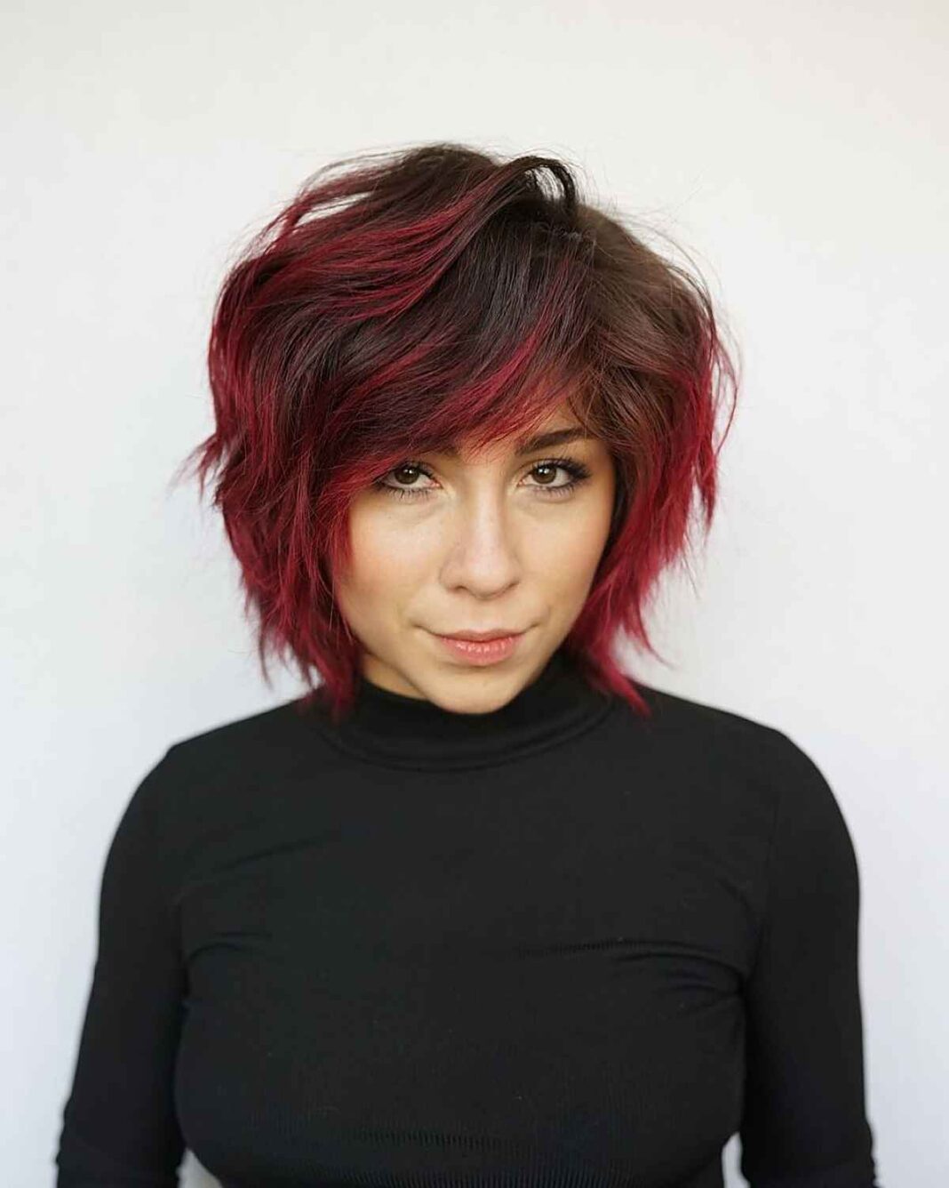 Kurze Haare Langer Pony