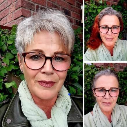 Brille Freche Frisuren Für Graue Haare Ab 60