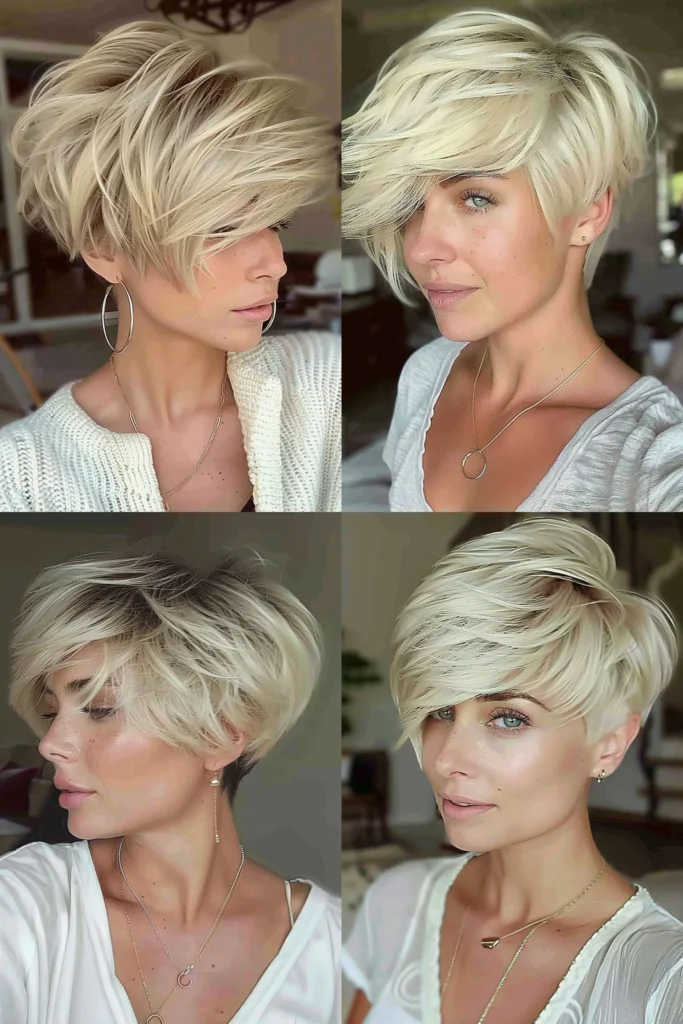 Die heißesten Kurzhaarfrisuren mit langem Deckhaar!