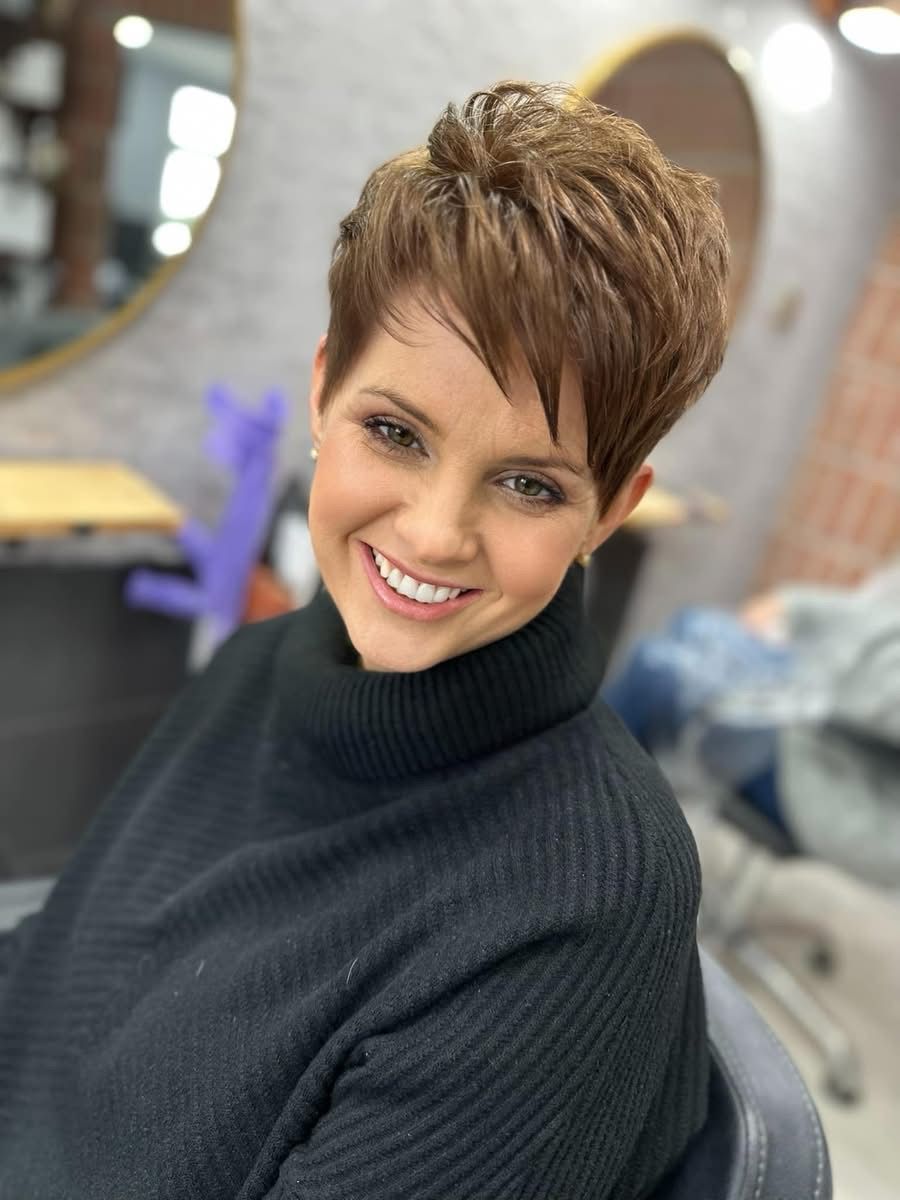 Der Soft Pixie mit sanften Stufen