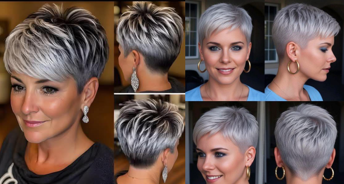 Pixie-Cuts für graues Haar: Diese 11 Styles bringen deine Silbermähne zum Strahlen!