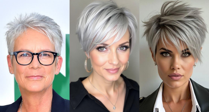 Grauer Pixie, großer Auftritt: Die 10 schönsten Styles für selbstbewusste Frauen