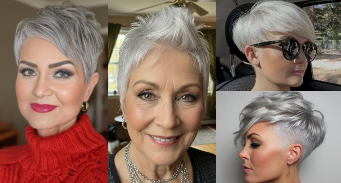 Grauer Pixie, großer Auftritt: Die 10 schönsten Styles für selbstbewusste Frauen