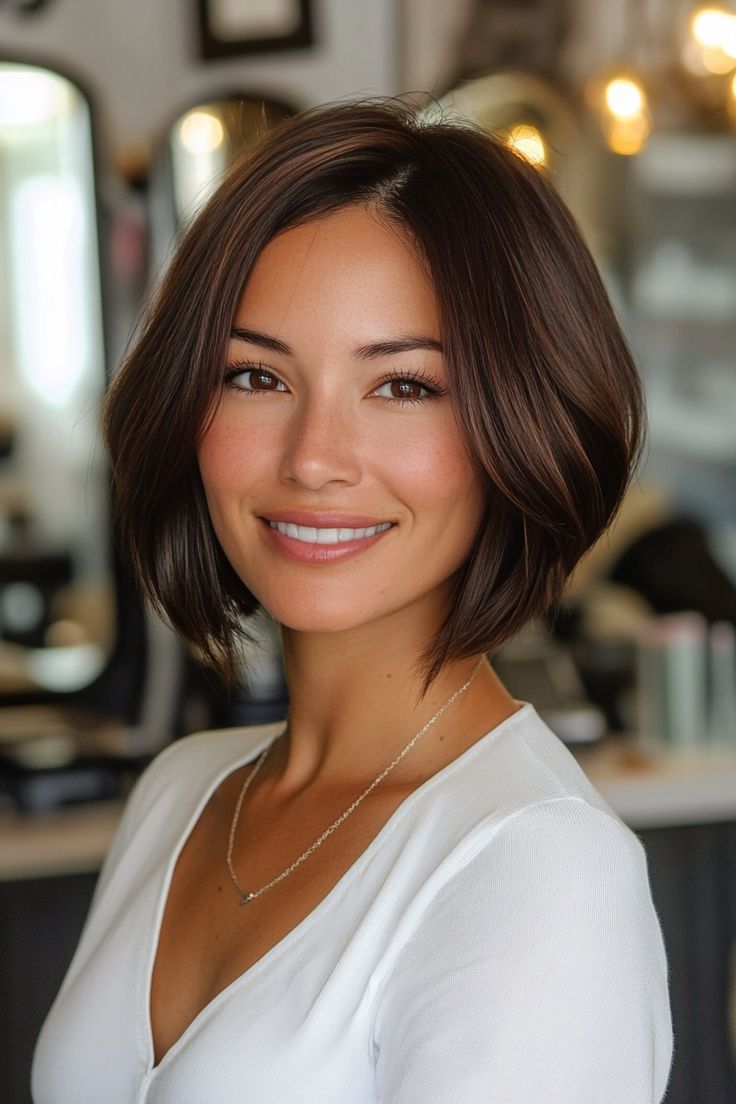 Bob Frisuren 2026: So wählen Sie den besten Schnitt für runde Gesichter, um optisch zu stricken Bob Frisuren 2026: So wählen Sie den besten Schnitt für runde Gesichter, um optisch zu stricken