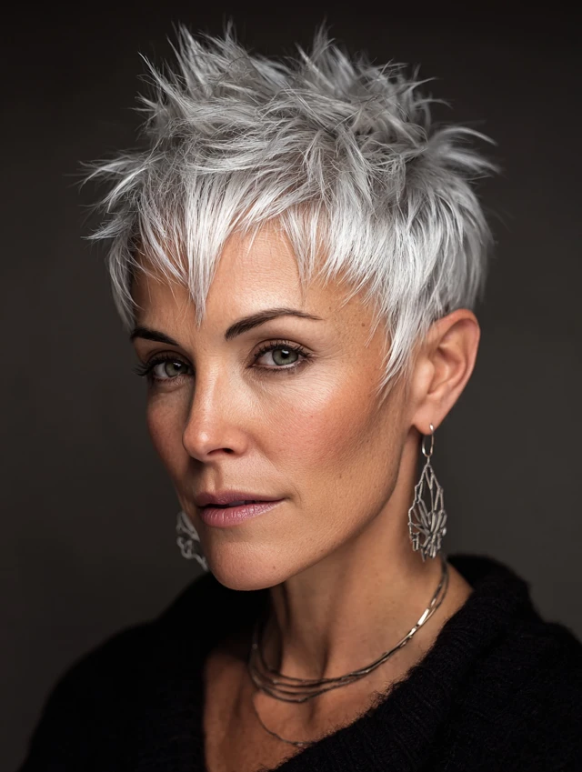 Mutig und Modern: Setzen Sie ein Statement mit dem Spiky Pixie Cut Mutig und Modern: Setzen Sie ein Statement mit dem Spiky Pixie Cut