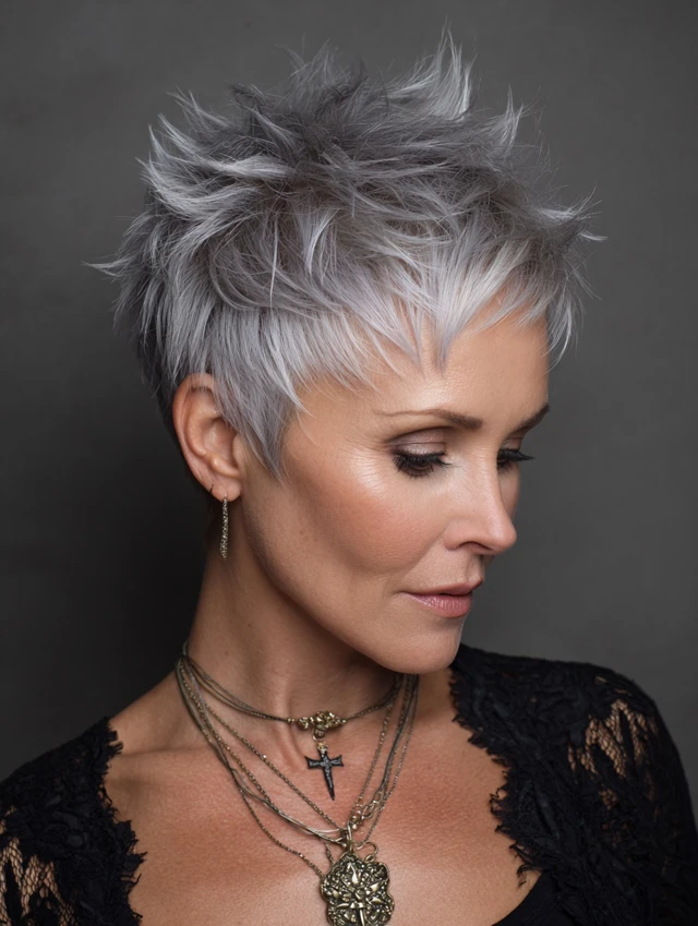 Mutig und Modern: Setzen Sie ein Statement mit dem Spiky Pixie Cut Mutig und Modern: Setzen Sie ein Statement mit dem Spiky Pixie Cut