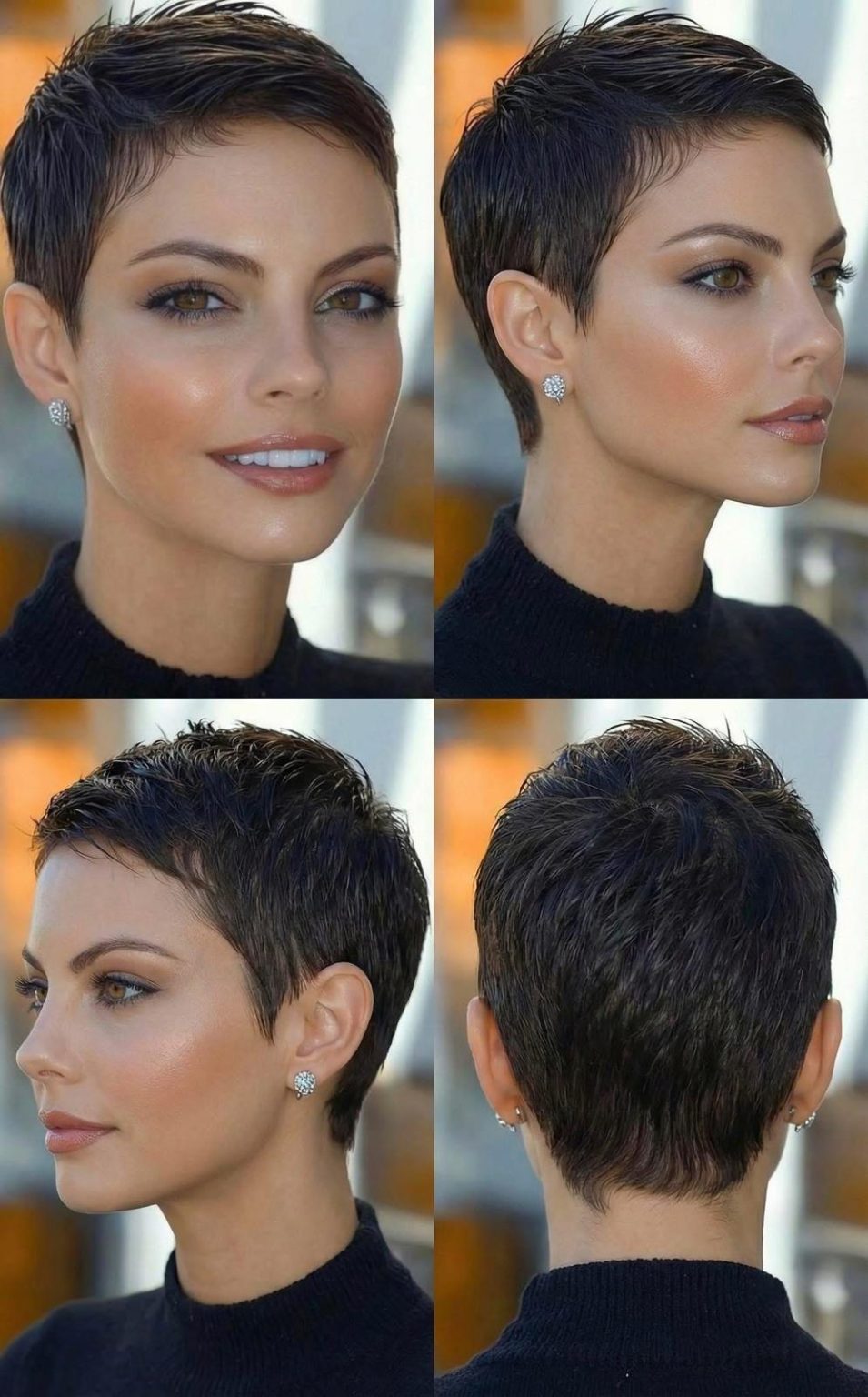 Sehr Kurzer Pixie Cut Hinterkopf